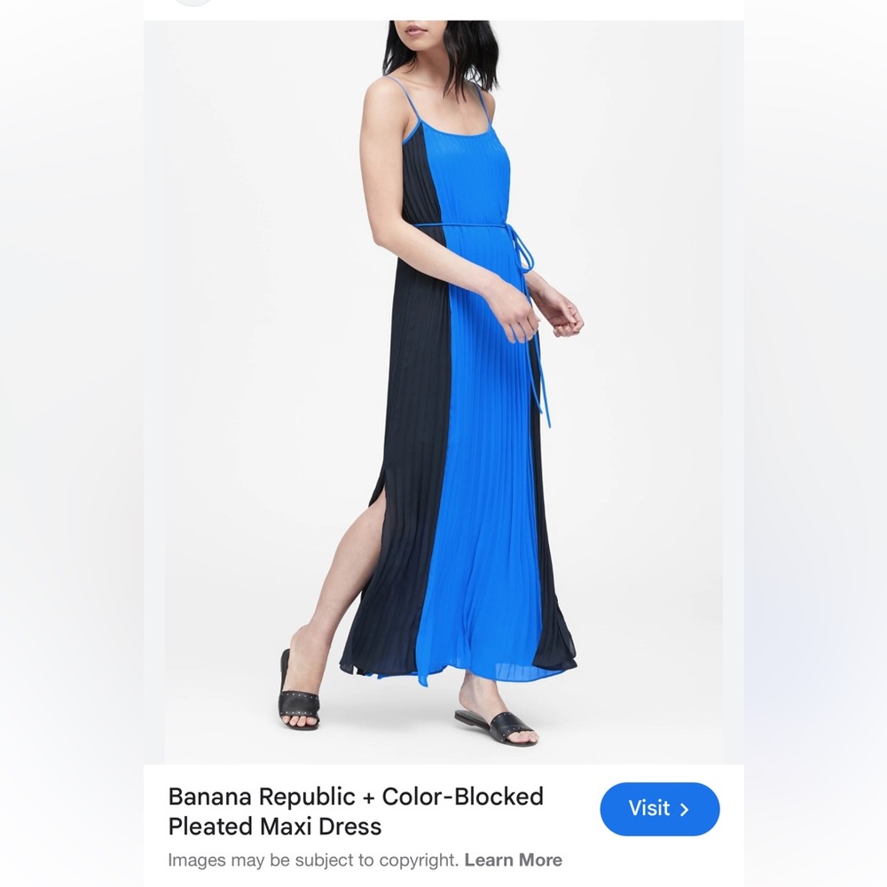 Banana Republic Vibrant Blue Dress
